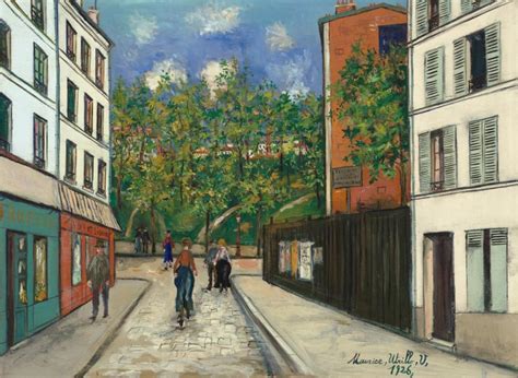 Sold Price Maurice Utrillo 1883 1955 Une Rue à Paris Et Les