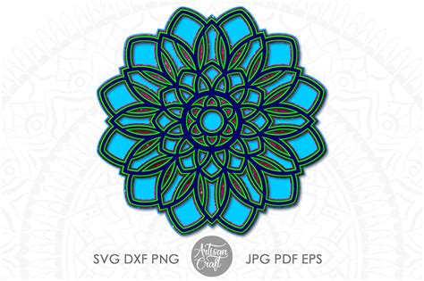 3d Layered Mandala Layered Mandala SVG Cricut Projects By Artisan