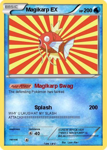 Pokémon Magikarp Ex 55 55 Magikarp Swag My Pokemon Card