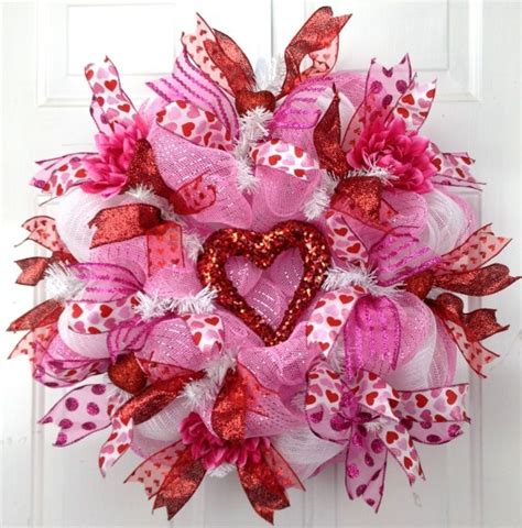 33 Heart Melting Cute Handmade Valentine Wreaths Godfather Style