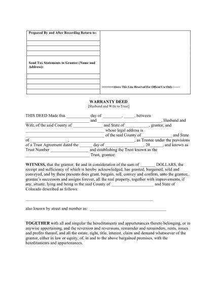 72 Deed Of Trust Agreement Page 2 Free To Edit Download And Print