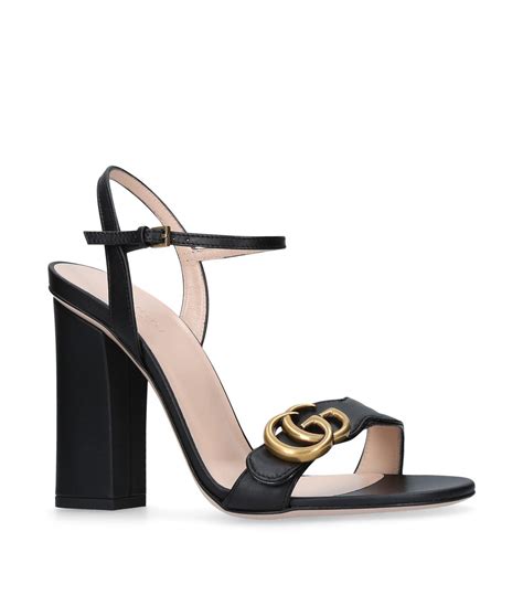 Gucci Marmont Sandals 105 In Black Lyst