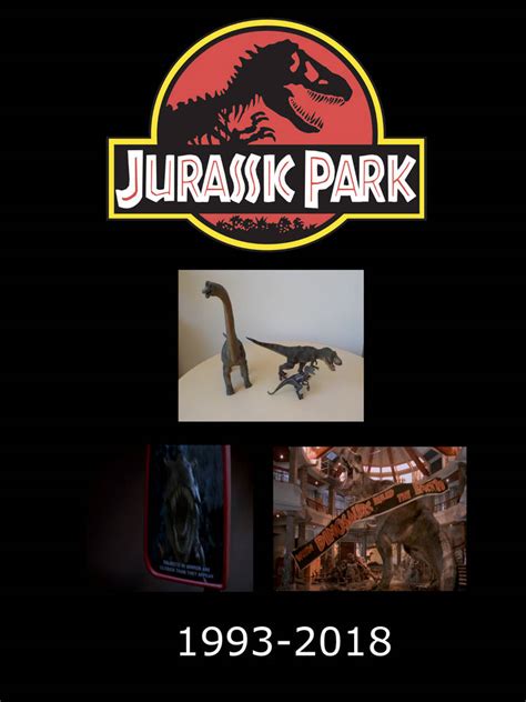 Poster 25esimo Anniversario Di Jurassic Park By Andreone93 On Deviantart