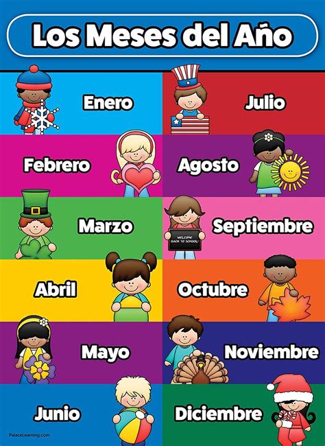 Meses Del Ano En Espanol Para Imprimir