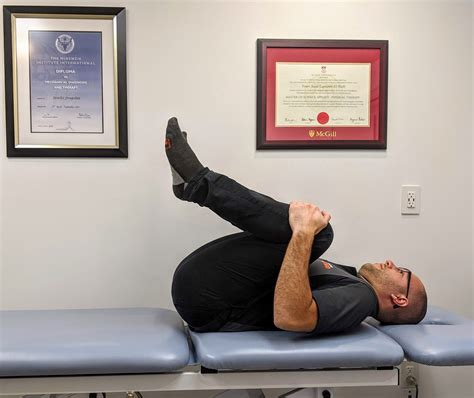 Relief For Low Back Pain Mckenzie Mdt Exercise Flexion In Lying