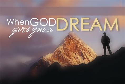 When God Gives You A Dream The Light Of Christ Journey