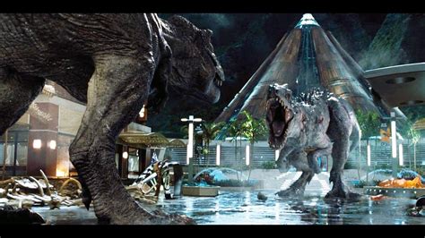 Jurassic World Indominus Rex Vs Raptors Dinosaurios Cine Y Dino Sahida