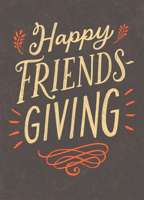 Yay Happy Friendsgiving Thanksgiving Card Greeting Cards Hallmark