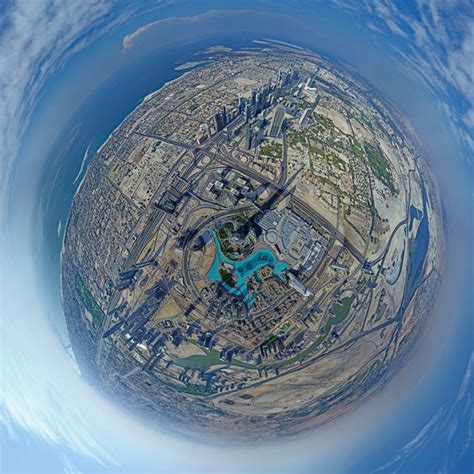 The Greatest Image On Earth 360° View From The Top Of The Tallest