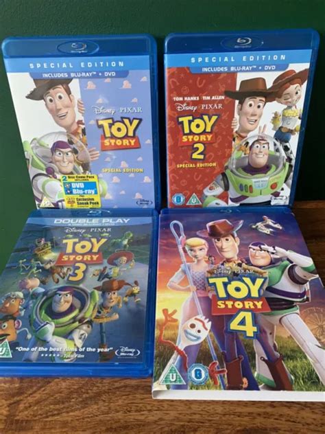 Disney And Pixar Toy Story 1 4 Blu Ray Special Edition 1 3 Complete