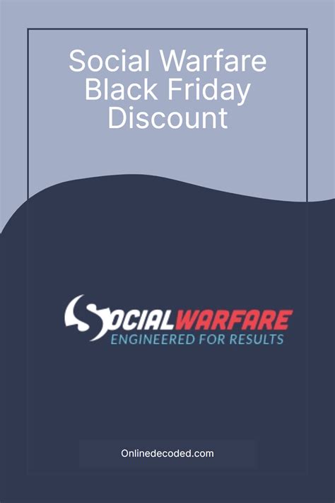 Social Warfare Black Friday Discount 2023 Get 40 Off🔥 Onlinedecoded