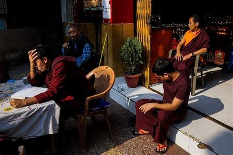 Tibetan Monks Pray To Mark 58th Anniversary Of Tibets Uprising Against