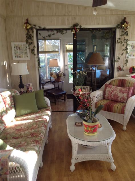 My Sun Room And Backporch Mobile Home Living Remodeling Mobile Homes