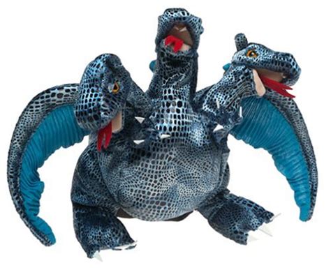 Blue Three Headed Dragon Toy Sense