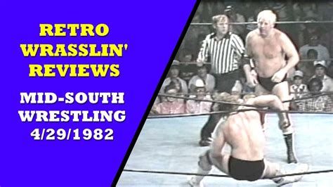 Retro Wrasslin Reviews Mid South Wrestling 4291982 Youtube