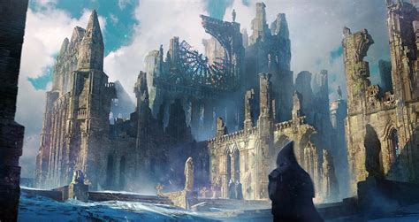 Fantasy Ruin Hd Wallpaper By Ivan Laliashvili