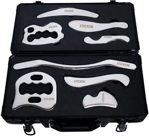 Buy Stainless Steel Gua Sha Scraping Massage Tool Set Stickon Iastm Tools Great Soft Tissue