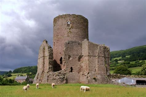 Tretower Castle Ruins From 13th Century Wales European Castles