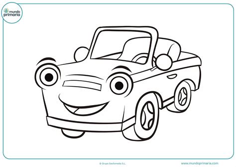 Carritos Animados Para Colorear Dibujos De Carros Infantiles Para