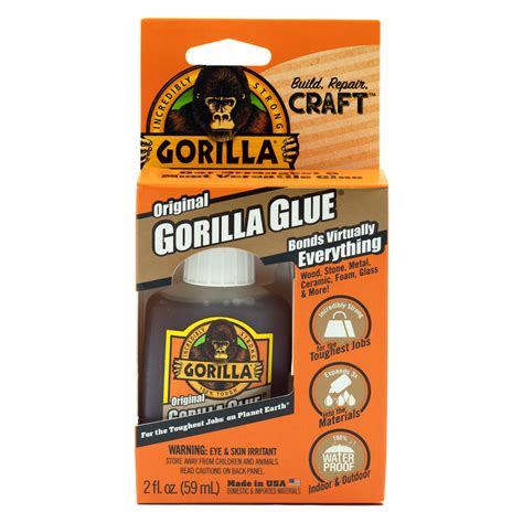 Buy Gorilla Original Brown Polyurethane Glue 2 Ounce Bottle Online At
