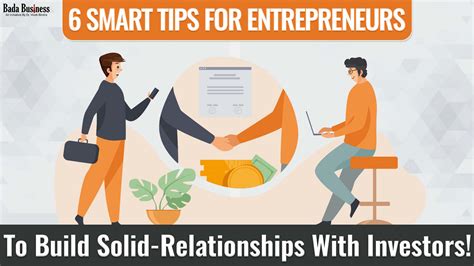 6 Smart Tips For Entrepreneurs To Build Strong Relationships With