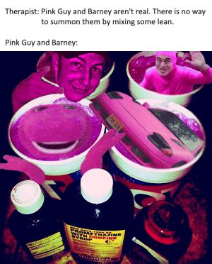 Therapist Pink Guy And Barney Aren T Real There Is No Way To Summon