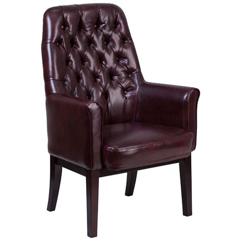 Office Side Chairs - Dayton Leather Reception Chairs