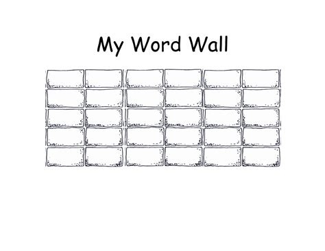 Blankprintablewordwalltemplates Descriptive Words