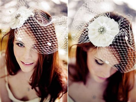 Birdcage Veil With Hair Down Hair Accessories 2011 Trends Raw
