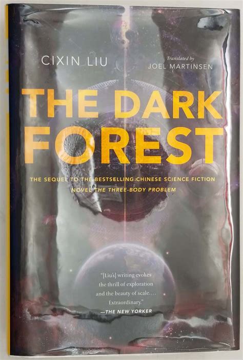 The Dark Forest Cixin Liu 2015 1st Edition Rare First Edition