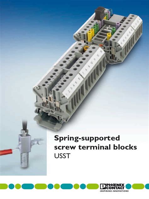 Terminal Block Phoenix Contact Cable Electrical Connector