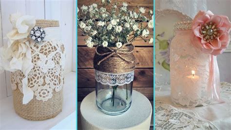 We've rounded up 50+ of our favorite tutorials that show you how to organize, entertain, and decorate with style. DIY Rustic Shabby Chic style Mason Jar decor ideas | Home ...