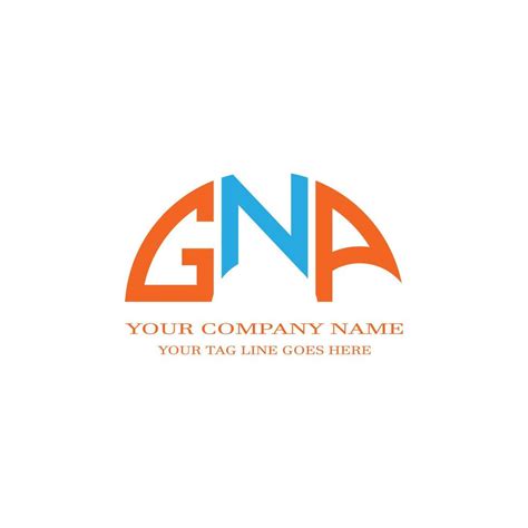 Gnp Letter Logo Creative Design With Vector Graphic 7926937 Vector Art