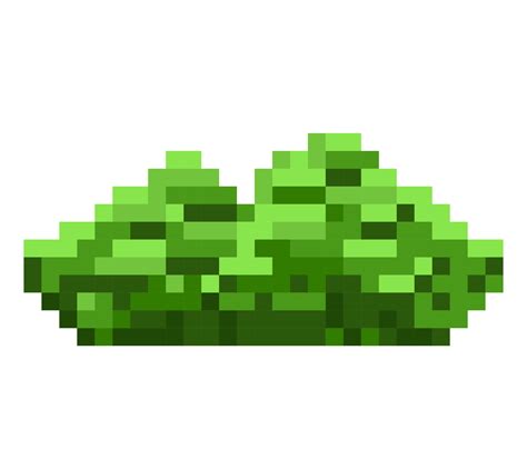 Green Bush Pixel Art Vector Grassthe Concept Of Games Background