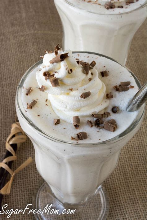 Find the button that says frappe, if your blender has it, and press that before you start. Sugar Free Vanilla Bean Frappuccino (Keto, Low Carb)