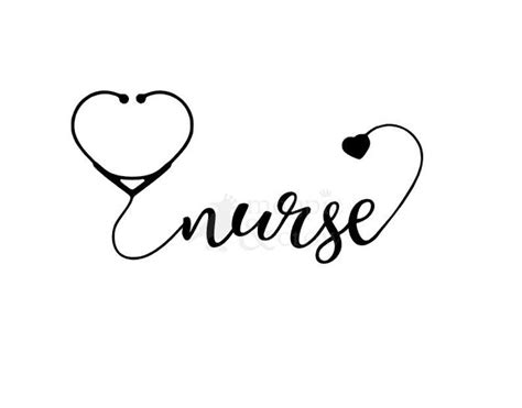Nurse Svg Nurse Life Svg Nurse Stethoscope Svg Nursing Svg Etsy