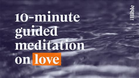 10 Minute Guided Meditation On Love Youtube