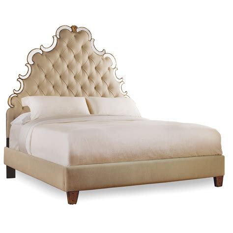 Hooker Furniture Sanctuary6 3016 90860 Traditional California King Tufted Bed Bling Lindy S