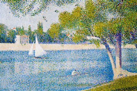 Modern Recreation Of Seurats Pointillism Painting