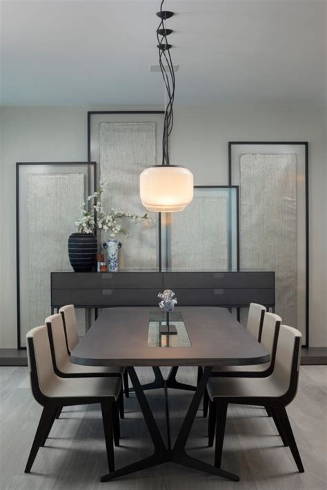 Modern Asian Penthouse Design Asian Dining Room Miami By Dkor