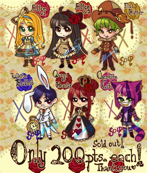 Closed 200pts Alice In Wonderland Adopts By Sweet Sisters On Deviantart
