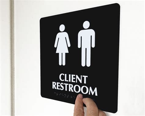 Custom Bathroom Signs Designer Custom Bathroom Signs