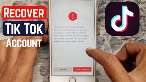 How To Recover Deleted Tik Tok Account Youtube