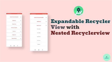 Expandable Recyclerview With Nested Recyclerview Android Studio