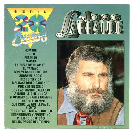 Albums et chansons en streaming et téléchargement mp3. JOSE LARRALDE - 20 EXITOS ( RESUBIDO ) - Omar Longhi