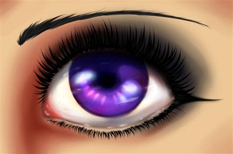 Semi Realistic Eye Practice By Kircorn On Deviantart