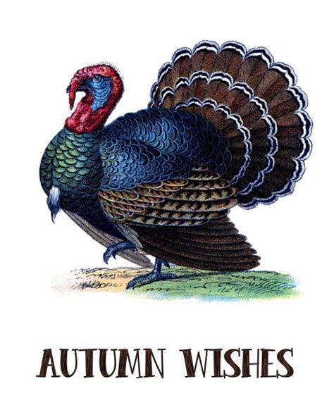 antique fall printable harvest poster turkey fall image etsy thanksgiving clip art