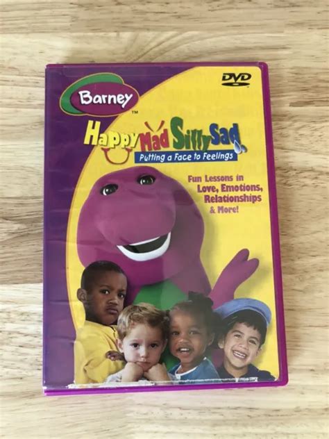 Barney Happy Mad Silly Sad Dvd 2003 700 Picclick