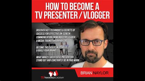 How To Become A Tv Presenter The Essentials You Need To Know About Tv
