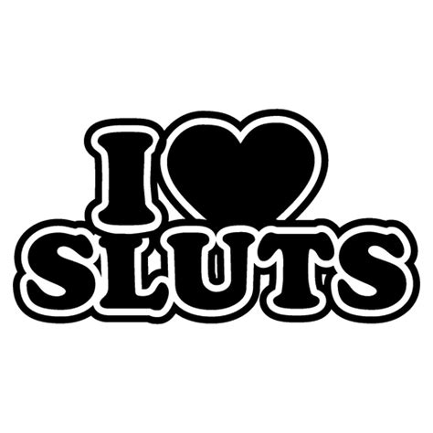Sticker Autocollant Jdm I Love Sluts